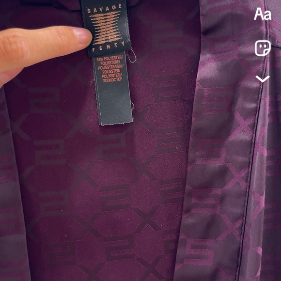 Men’s Savage X Fenty Rich Purple Robe - Picture 6 of 9
